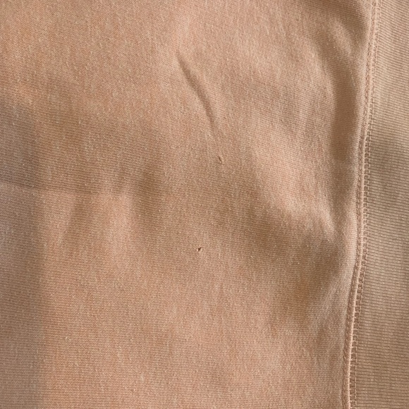 Beaver Canoe, cotton polyester blend, peach/pink hoodie, kids size small - Picture 5 of 6